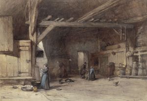 Interior of a Farm near Hilversum