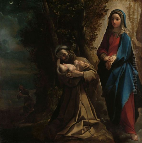 The Vision of Saint Francis of Assisi Oil Painting by Ludovico Carracci
