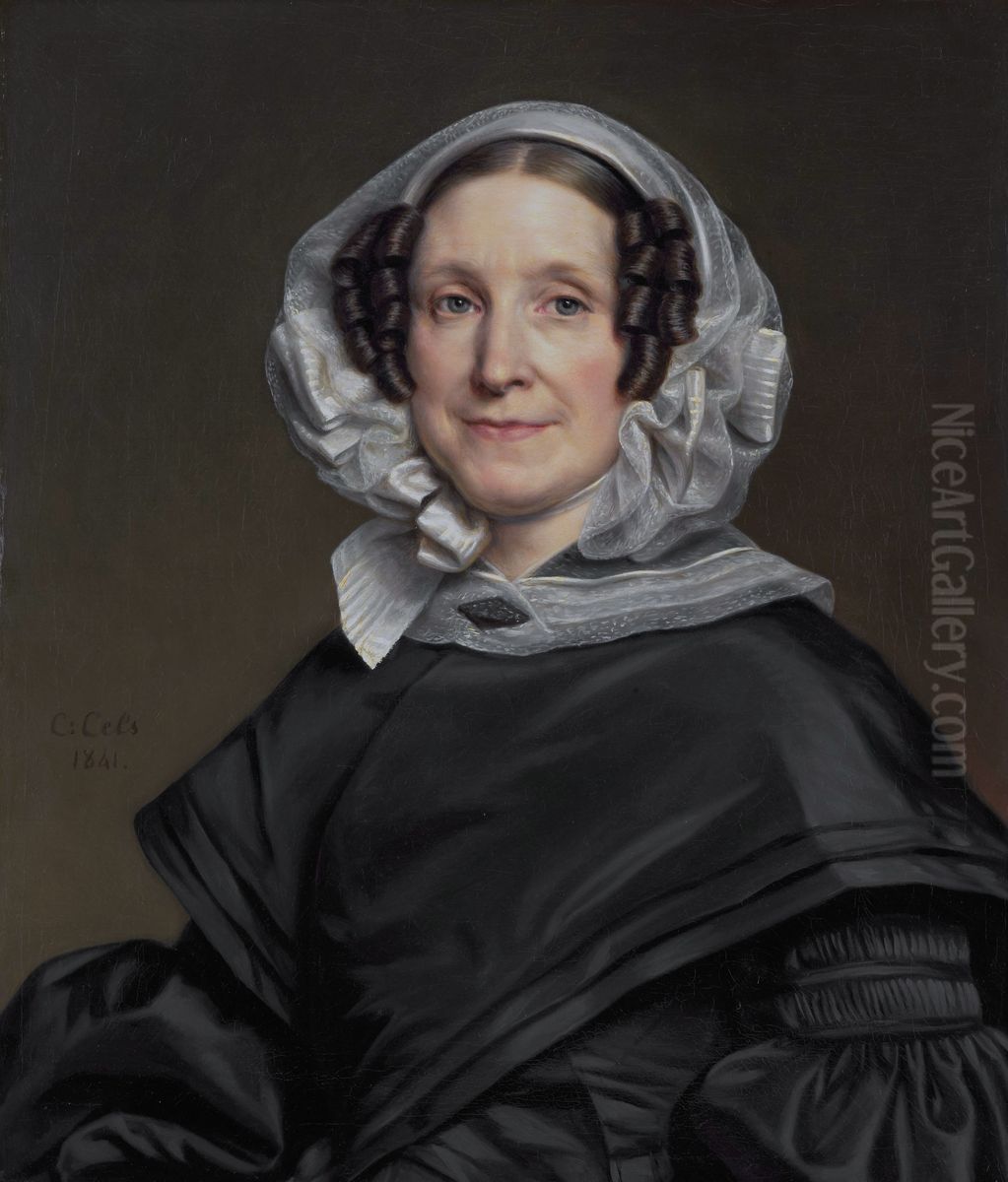 Aryna van der Pot (1786-1850). Oil Painting by Cornelis Cels