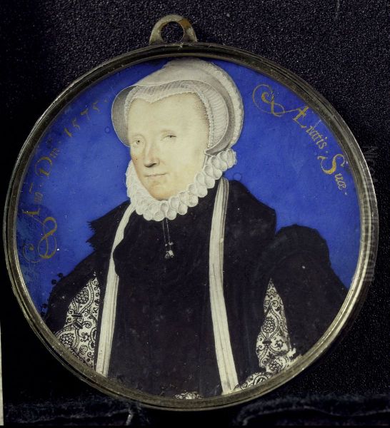 Lady Margaret Douglas, Countess of Lennox Oil Painting by Nicholas Hilliard