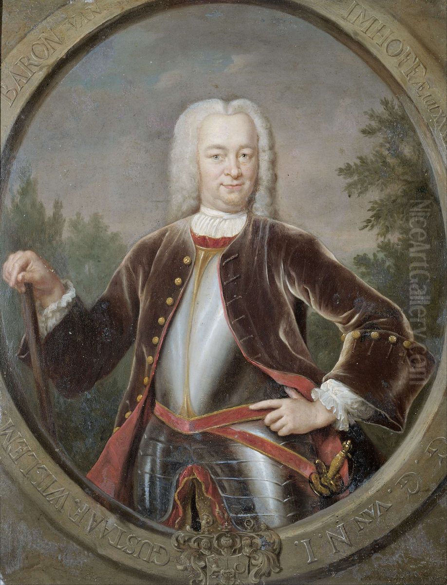 Portrait of Gustaaf Willem, Baron van Imhoff, Governor-General of the Dutch East India Company Oil Painting by Jan Maurits Quinkhard