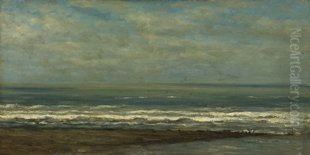 Seascape at Heijst Oil Painting by Willem Roelofs