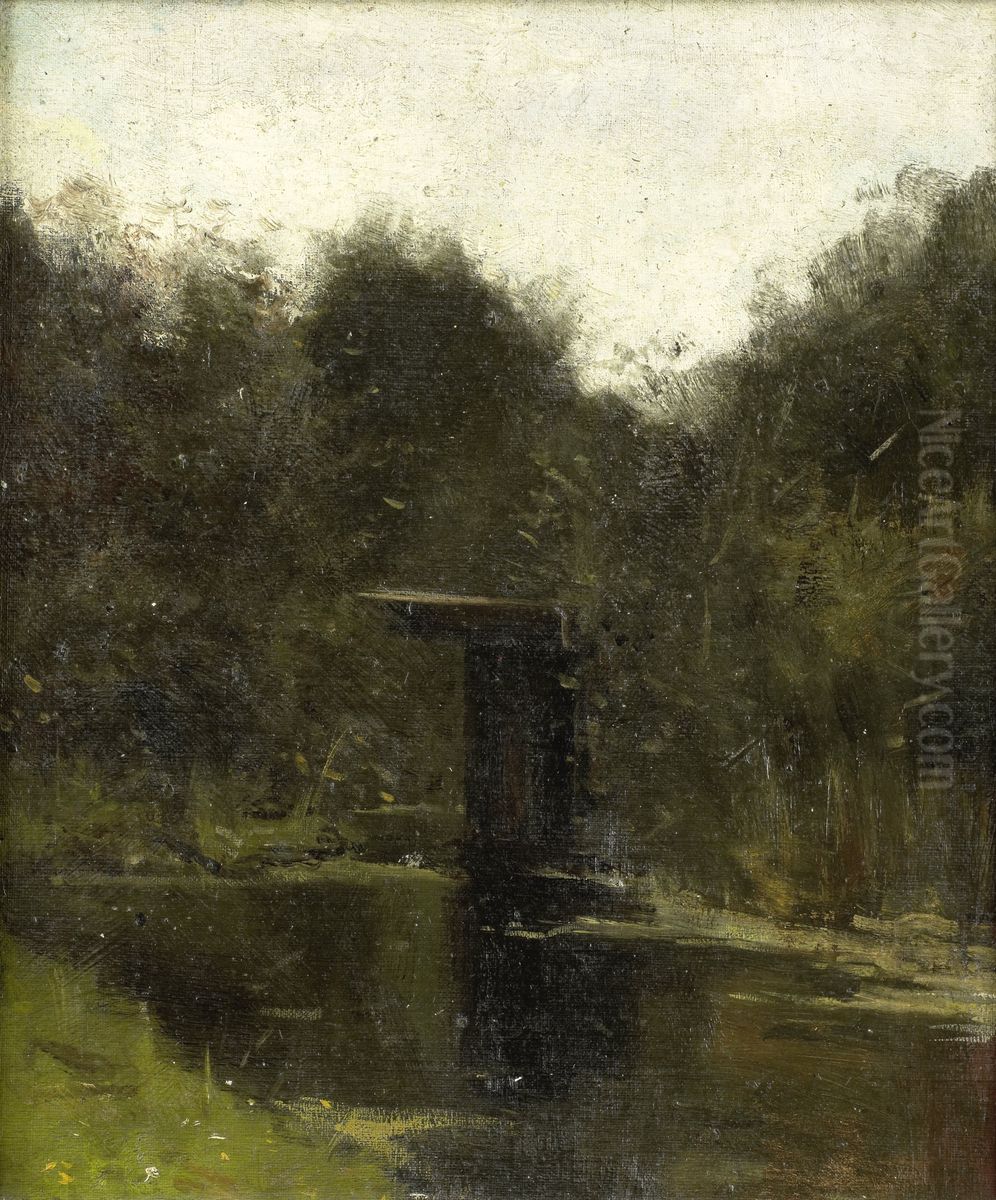 Vijverhoek bij Breukelen (1888) Oil Painting by Richard Roland Holst