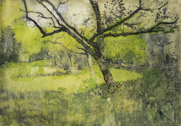 Boomgaard te Eemnes Oil Painting by Richard Roland Holst