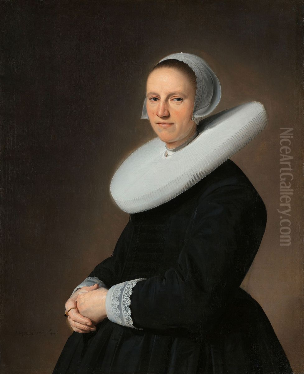 Portret van Adriana Croes Oil Painting by Johannes Cornelisz Verspronck Portret van Adriana Croes Oil Painting by Johannes Cornelisz Verspronck