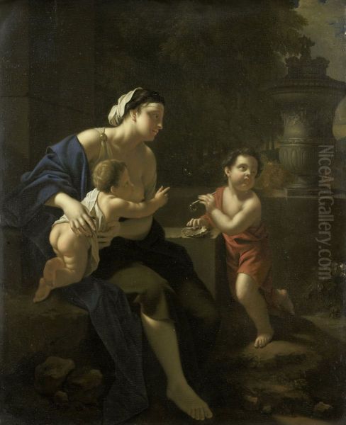 Bellen blazen Oil Painting by Pieter van der Werff