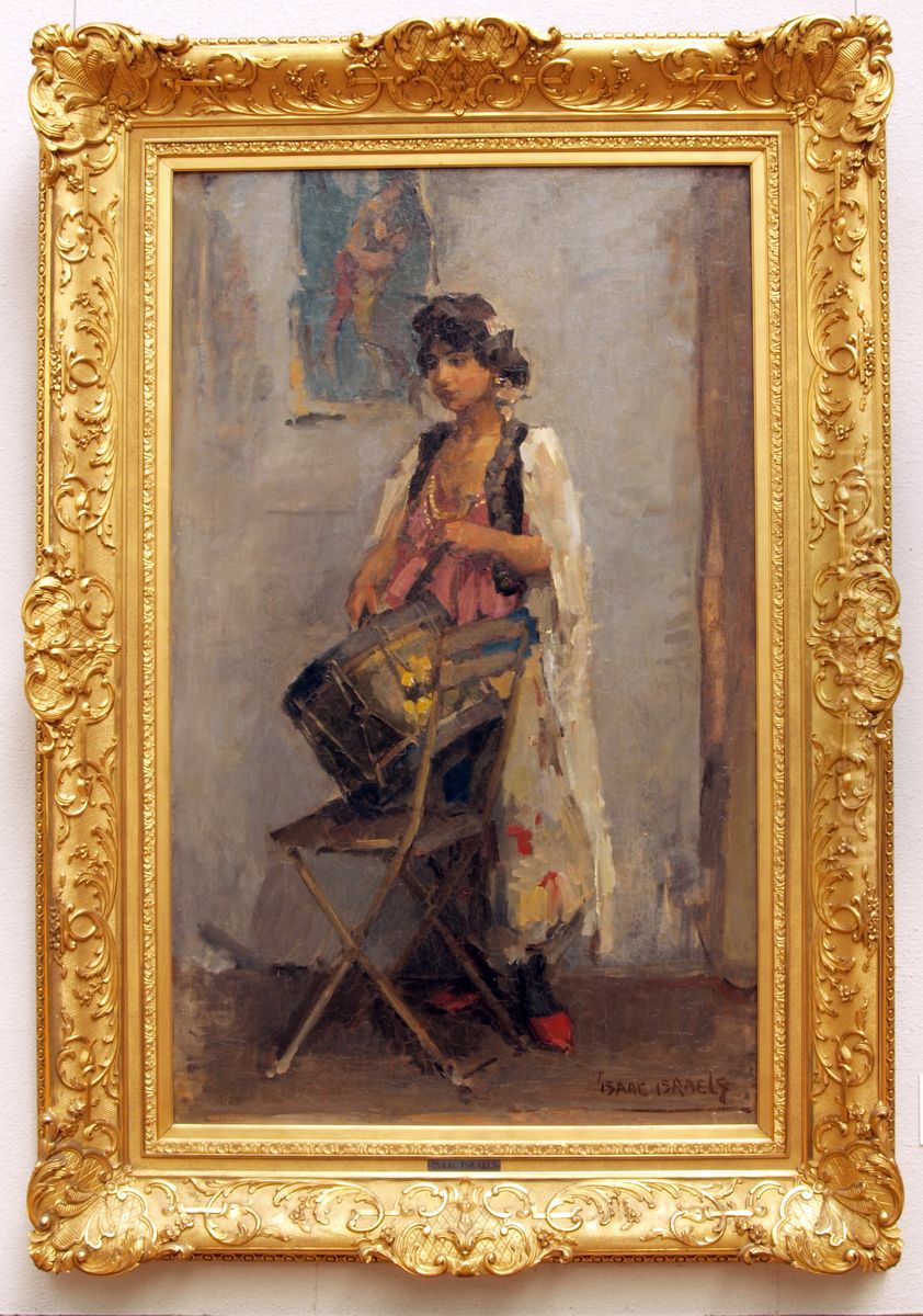 Trommelslaagster Oil Painting by Isaac Lazarus Israels