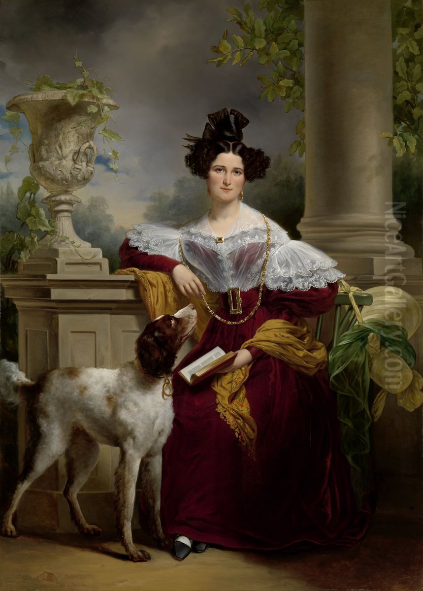 Portrait of Alida Christina Assink Oil Painting by Jan Adam Kruseman
