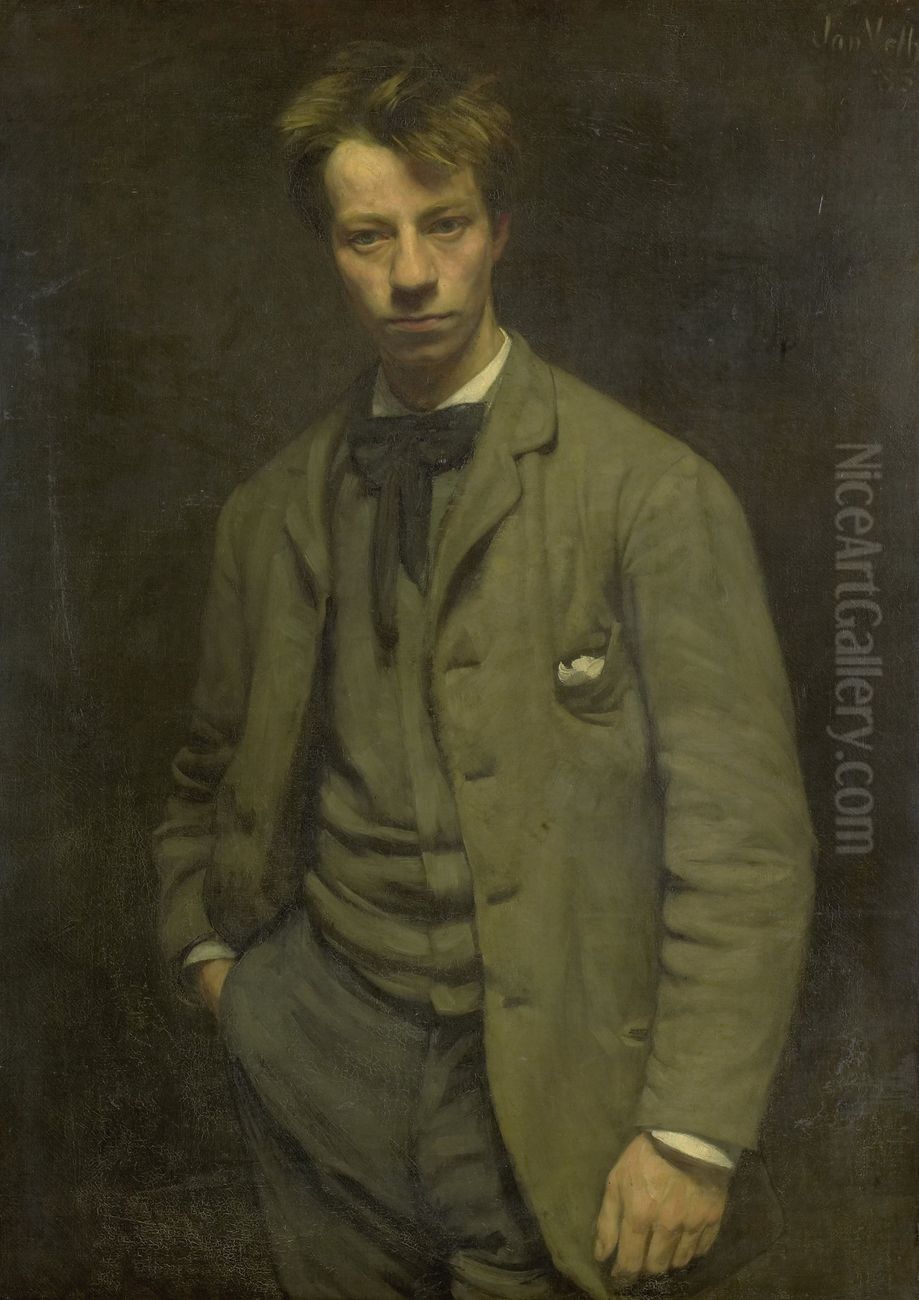 Portrait ofAlbert Verwey Oil Painting by Jan Veth