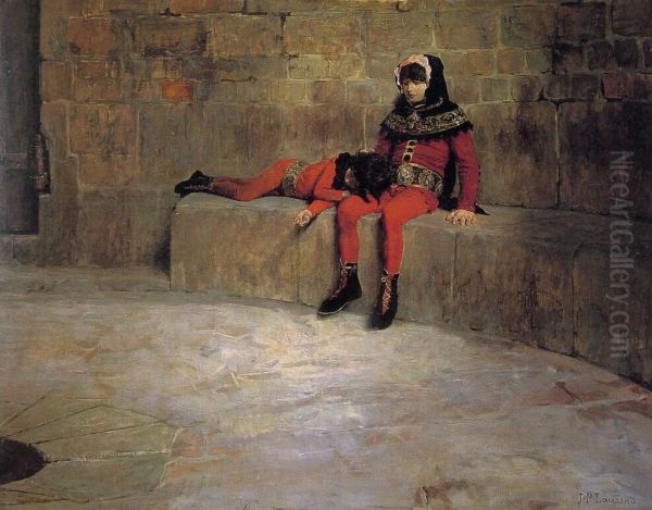 Hostages Oil Painting by Jean-Paul Laurens