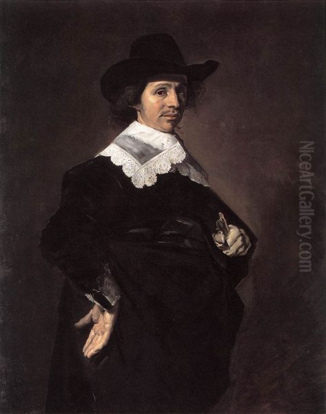 Portrait of Paulus Verschuur (1606-1667). Oil Painting by Frans Hals