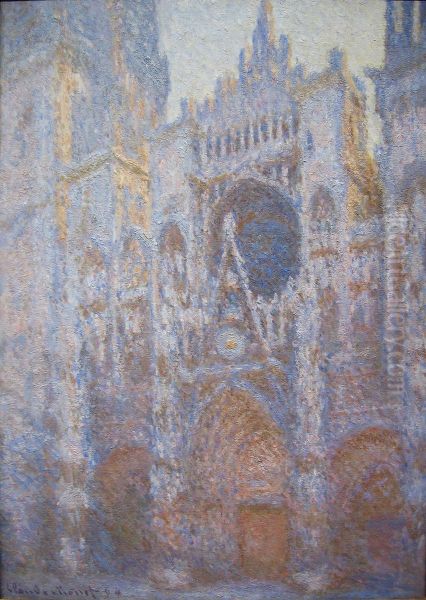 Rouen Cathedral, West Facade Oil Painting by Claude Monet