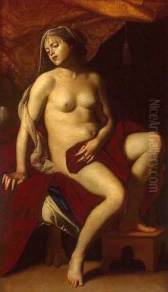 Cleopatra Oil Painting by Massimo Stanzione