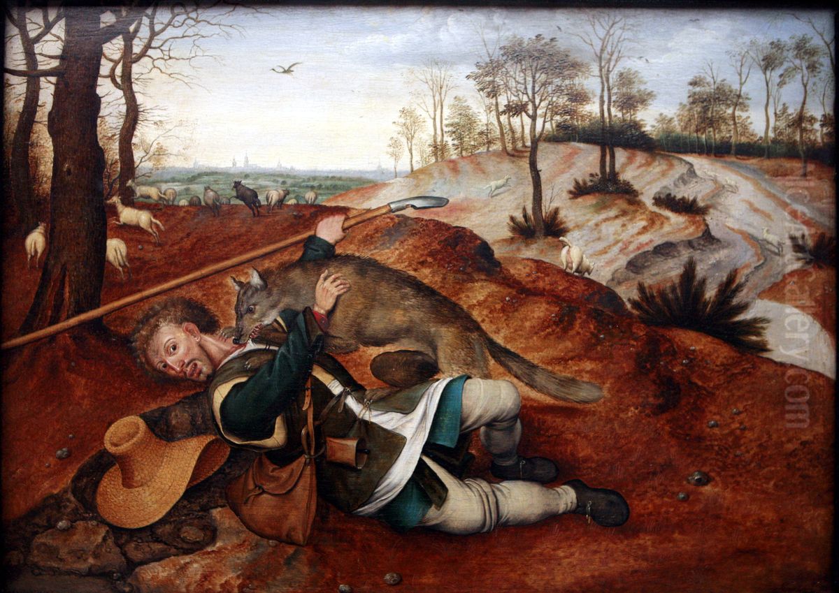 Nguoi chan nhan lanh Oil Painting by Pieter Brueghel the Younger