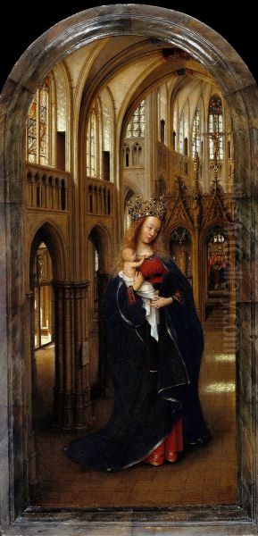 Die Madonna in der Kirche Oil Painting by Jan Van Eyck