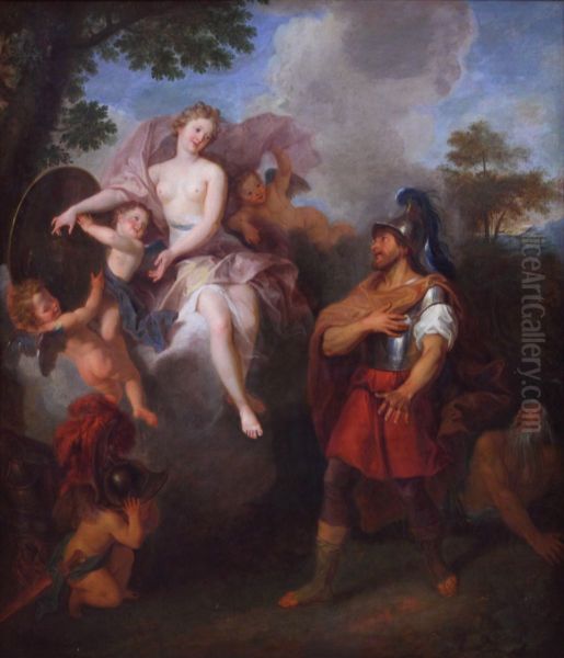 Venus apportant des armes a Enee Oil Painting by Antoine Coypel