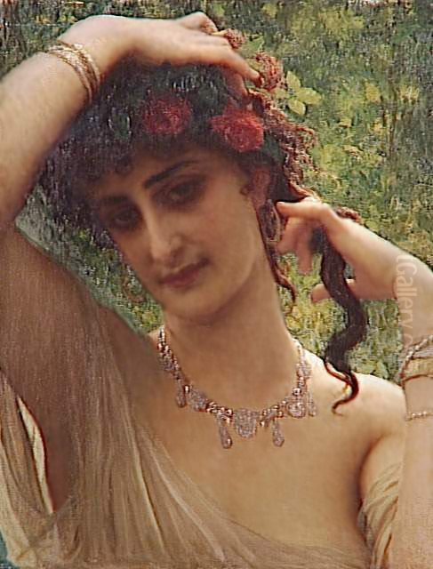Antonietta Copola Oil Painting by Ernest Hebert