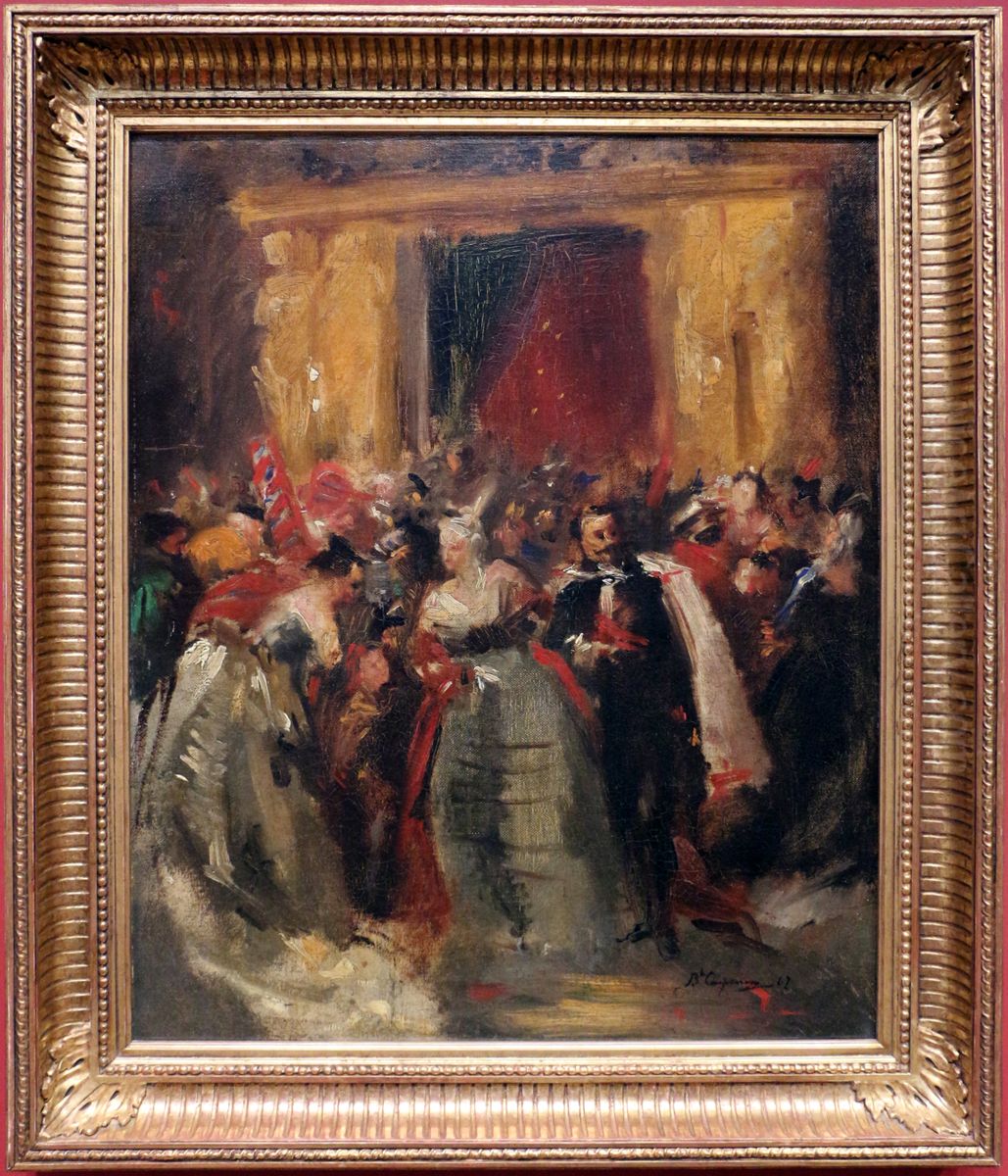 Bal costume au palais des Tuileries Oil Painting by Jean-Baptiste Carpeaux
