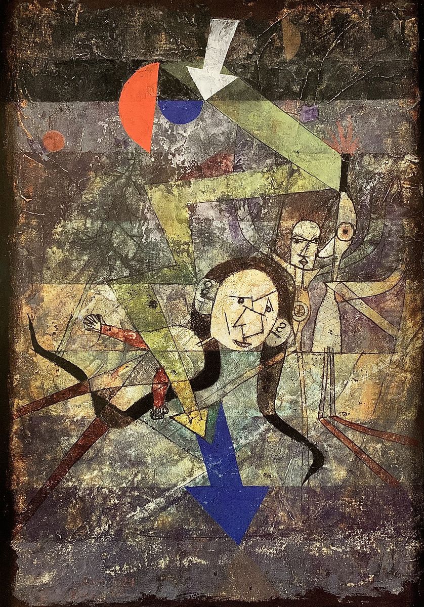 Love at First Sight Oil Painting by Paul Klee Love at First Sight Oil Painting by Paul Klee