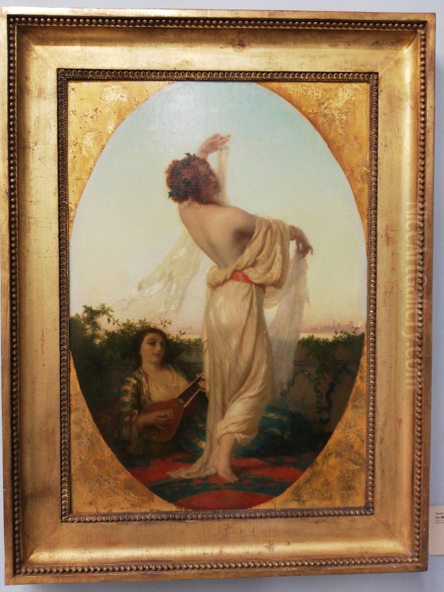 Oriental dance Oil Painting by Ernest Hebert
