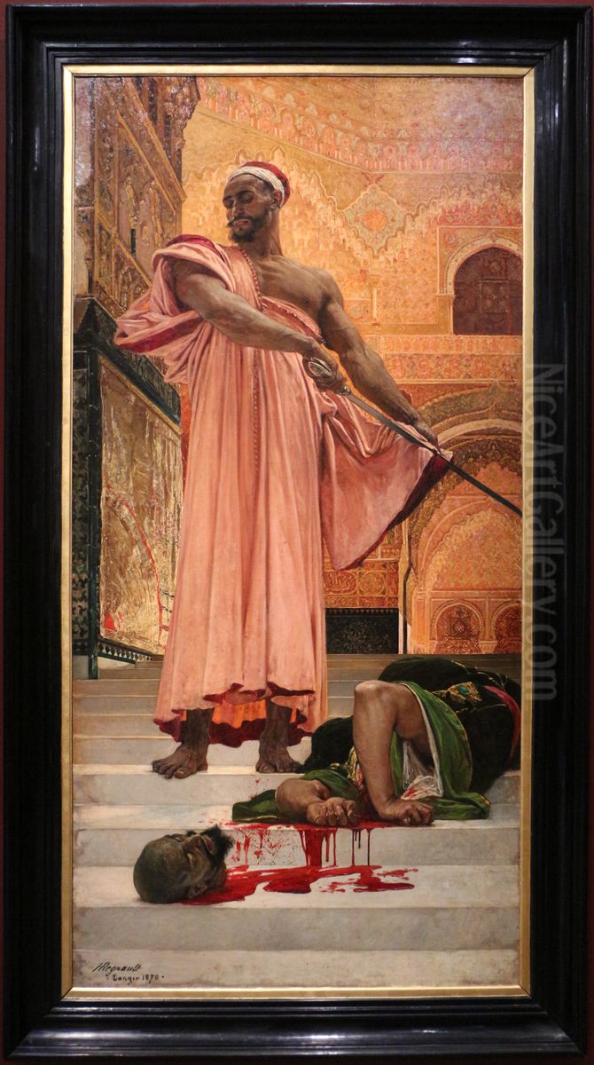 Summary Execution under the Moorish Kings ofGrenada Oil Painting by Regnault Henri Summary Execution under the Moorish Kings ofGrenada Oil Painting by Regnault Henri
