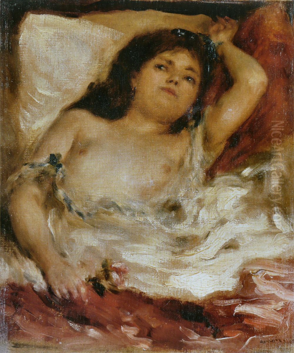 la rose Oil Painting by Pierre Auguste Renoir