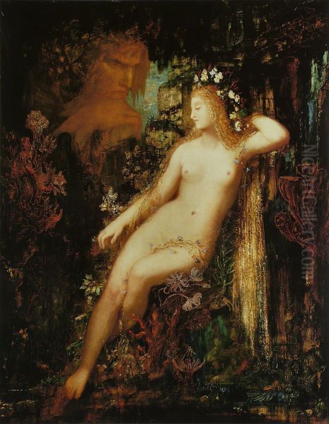 Galatea Oil Painting by Gustave Moreau