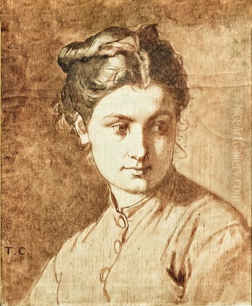 Juliette Oil Painting by Thomas Couture