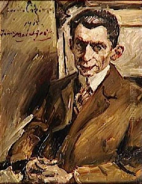 Portrait Julius Meier-Graefe Oil Painting by Lovis (Franz Heinrich Louis) Corinth