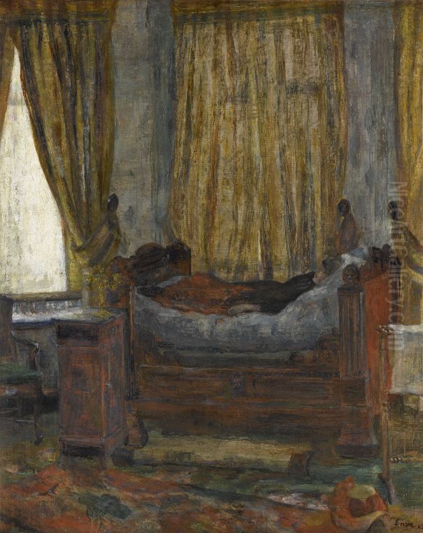 The Lady in Distress Oil Painting by James Ensor