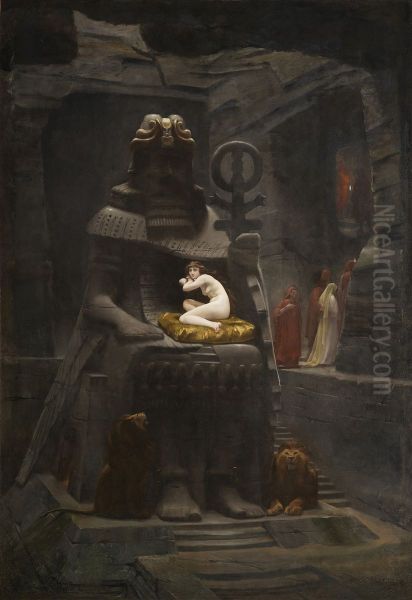 Bride of Belus Oil Painting by Henri-Paul Motte