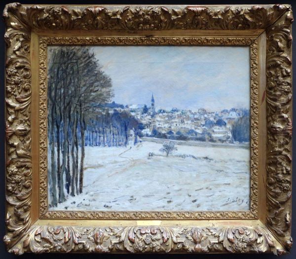 La neige a Marly-le-Roi Oil Painting by Alfred Sisley