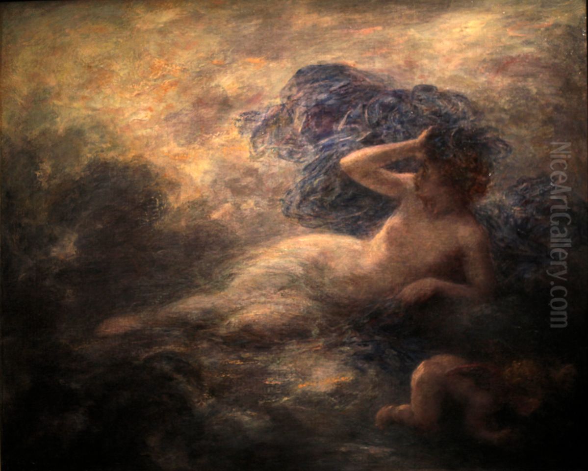 Night Oil Painting by Henri Fantin-Latour