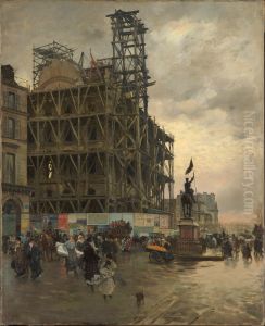 La Place des Pyramides, Paris