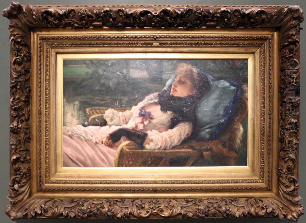 The dreamer Oil Painting by James Jacques Joseph Tissot