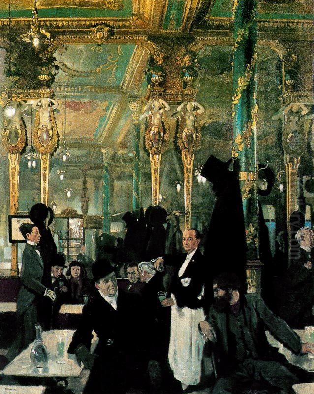 The Cafe Royal, London Oil Painting by William Orpen