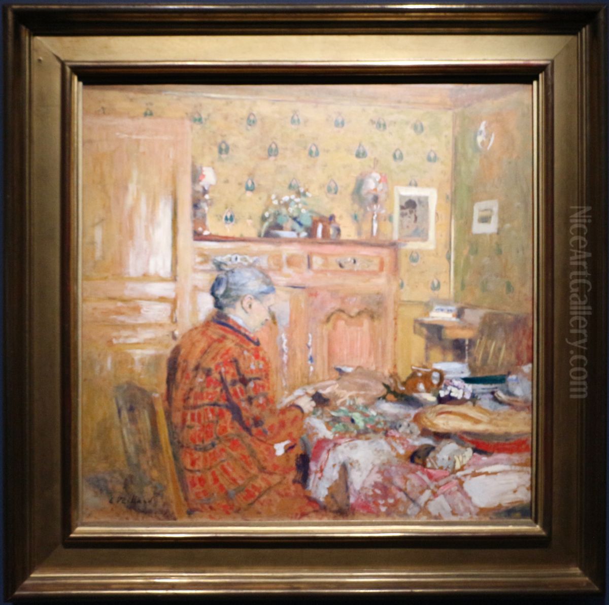 Lunch Oil Painting by Jean-Edouard Vuillard