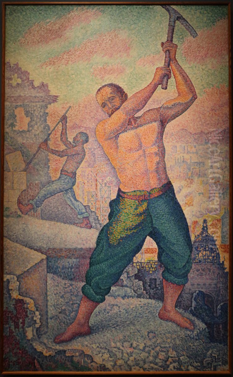 Le demolisseur Oil Painting by Paul Signac