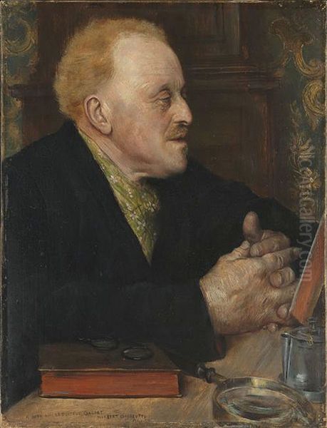 Le Docteur Paul Gachet Oil Painting by Norbert Goeneutte