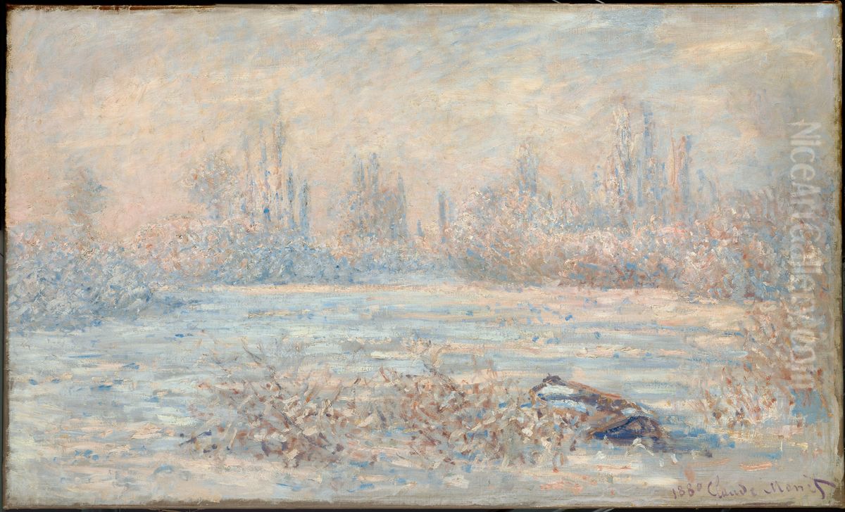 Le Givre Oil Painting by Claude Oscar Monet