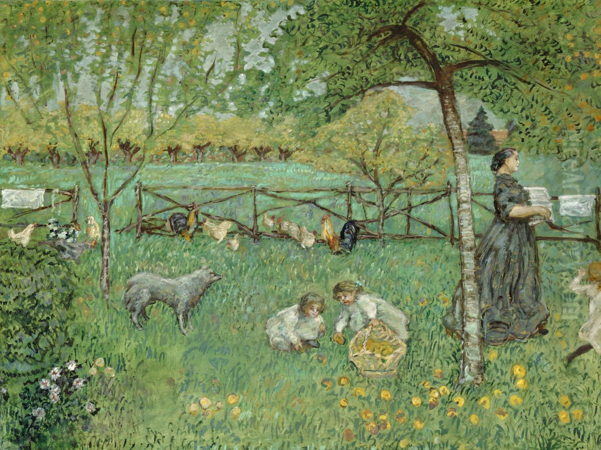 The Large Garden Oil Painting by Pierre Bonnard