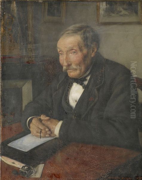 Le Grand-Pere Oil Painting by Pascal Dagnan-Bouveret