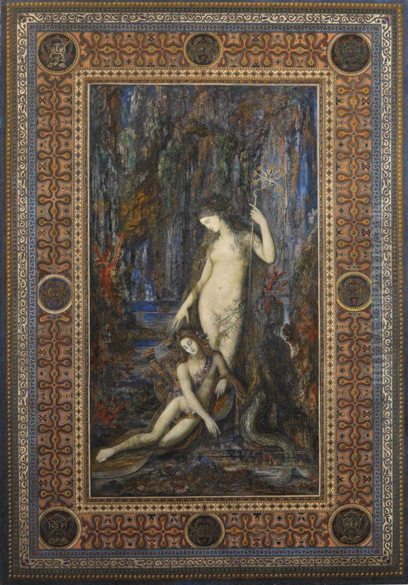The Mermaid and the Poet Oil Painting by Gustave Moreau