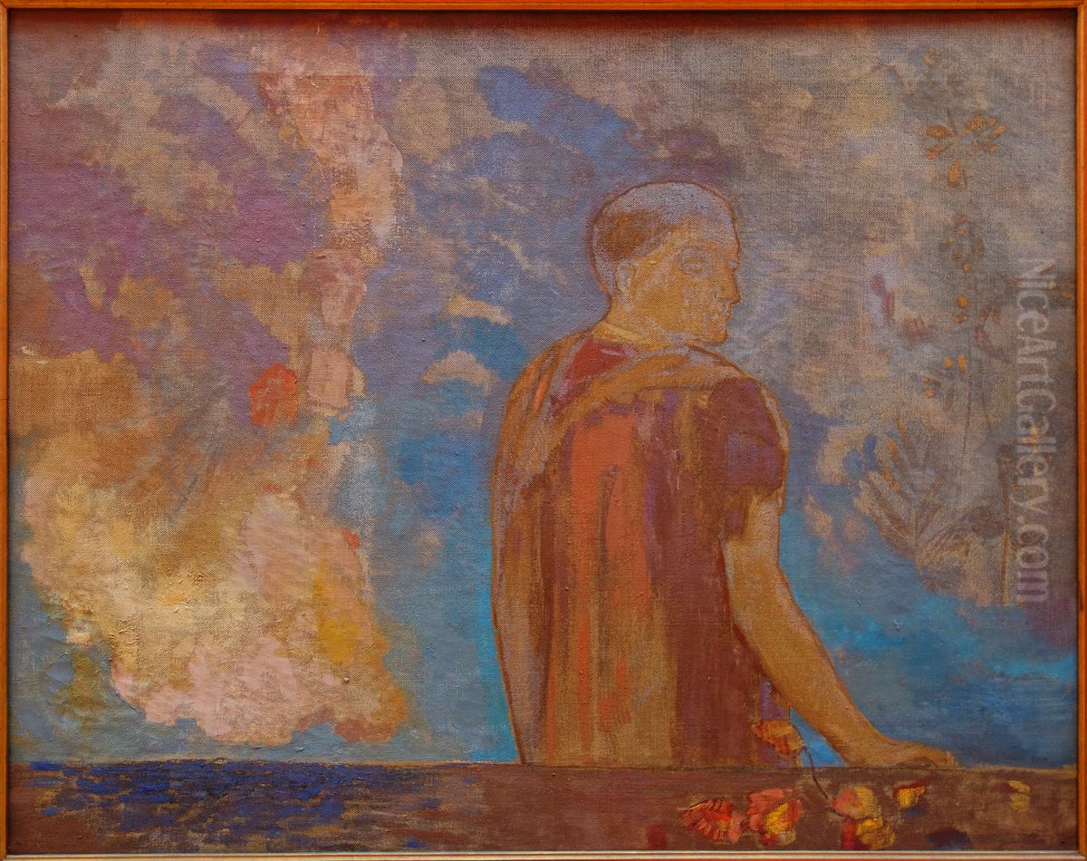 Le Regard Oil Painting by Odilon Redon