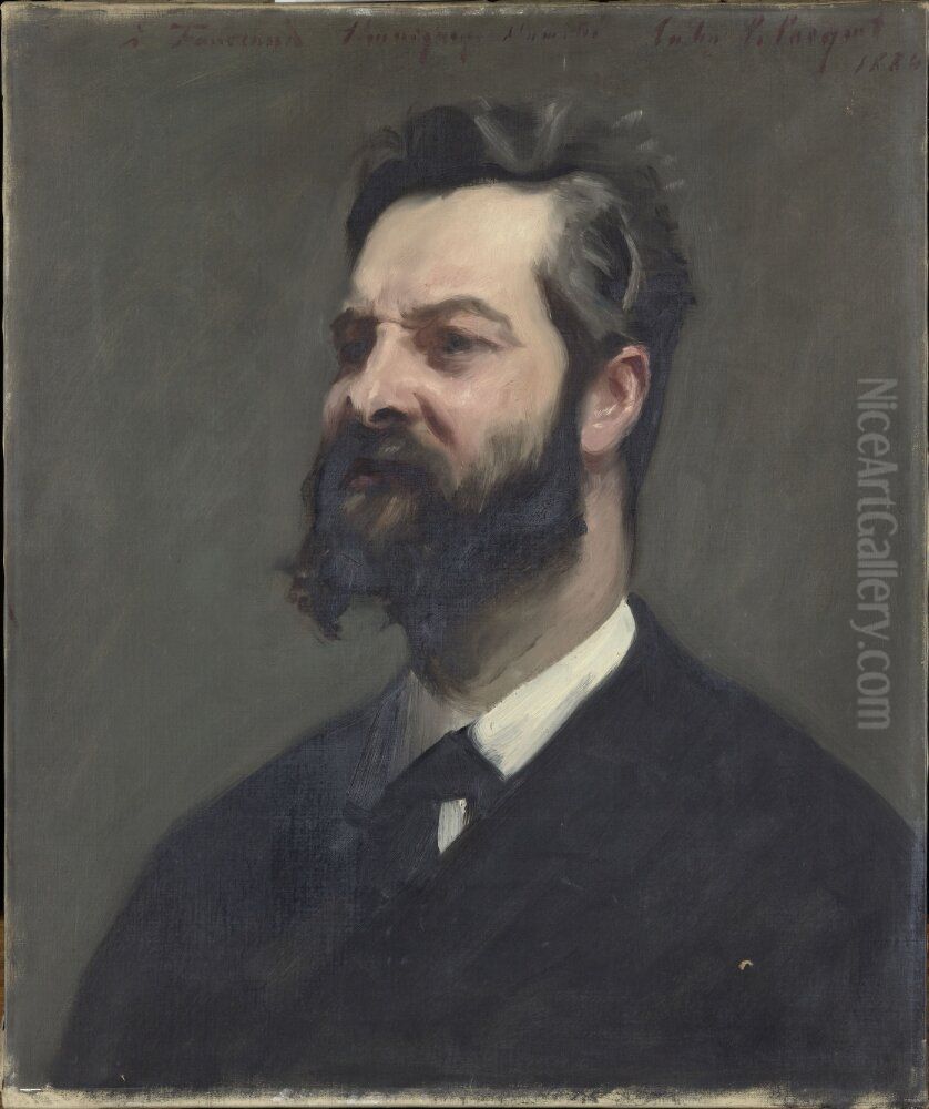 Louis de Fourcaud Oil Painting by John Singer Sargent