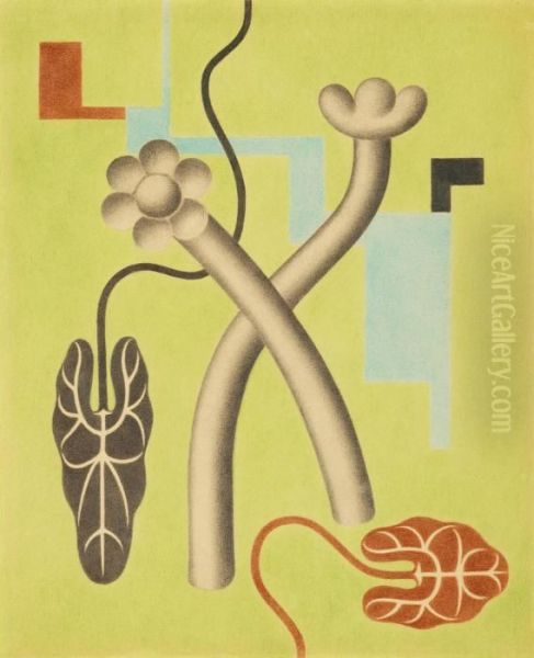 Nackros Fallos Oil Painting by Otto Gustaf Carlsund