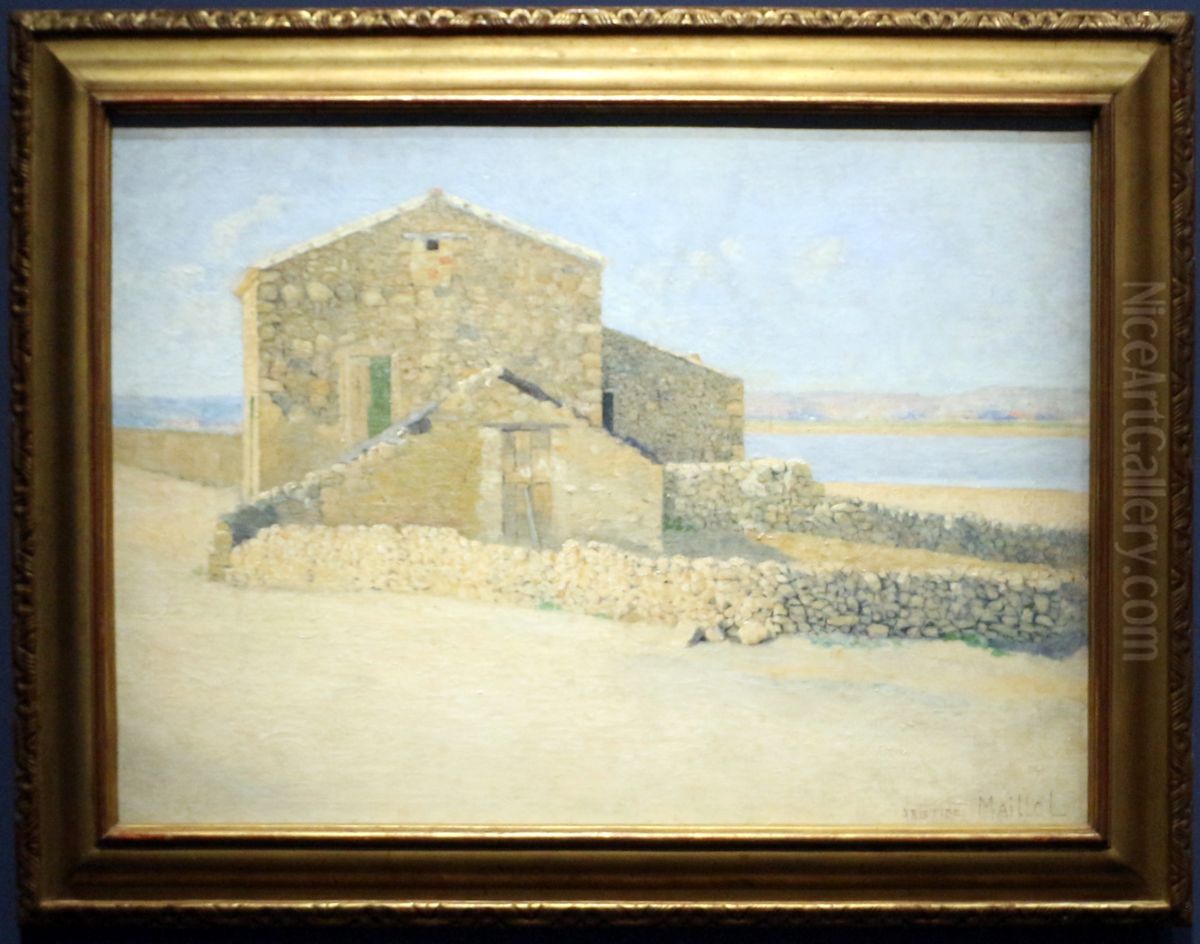 Maison en Roussillon Oil Painting by Aristide Maillol