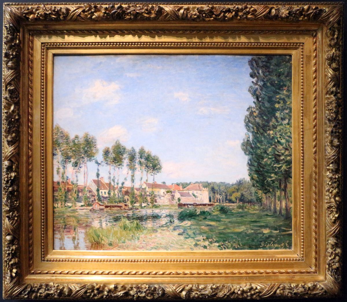 moret, rive del loing Oil Painting by Alfred Sisley