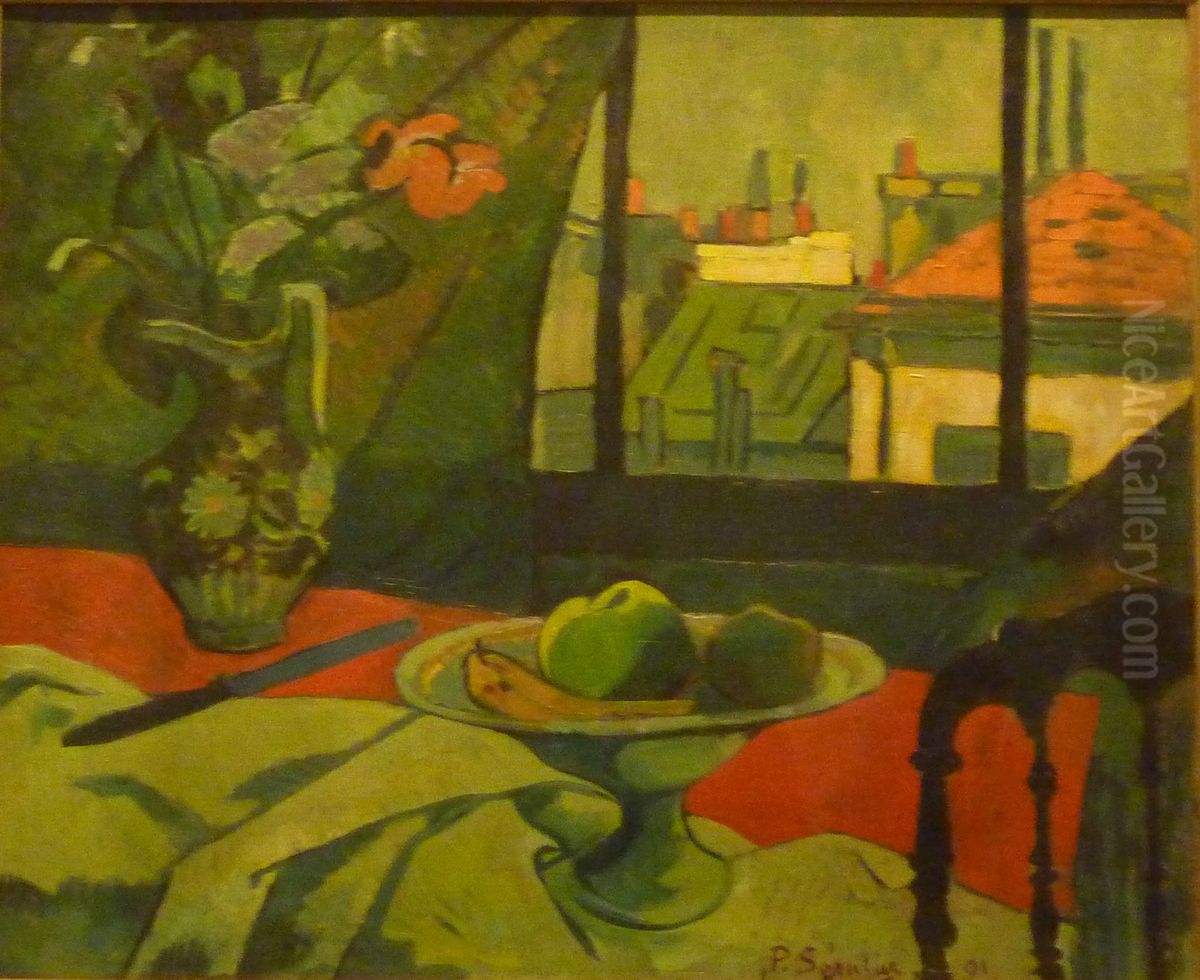 Nature morte. Atelier de l'artiste Oil Painting by Paul Serusier