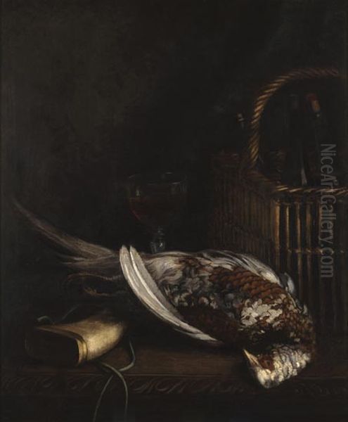 Still Life with Pheasant Oil Painting by Claude Monet
